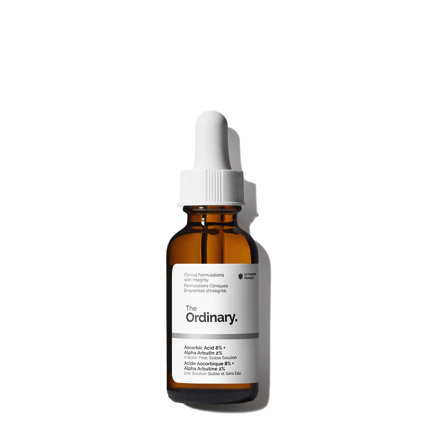 سيروم الڤايتمن سي للبشرة من اوردنري Ascorbic Acid 8% + Alpha Arbutin 2% The ordinary