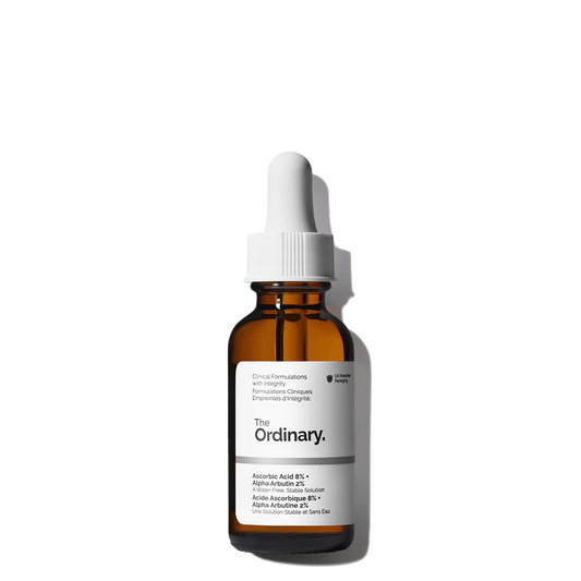 سيروم الڤايتمن سي للبشرة من اوردنري Ascorbic Acid 8% + Alpha Arbutin 2% The ordinary