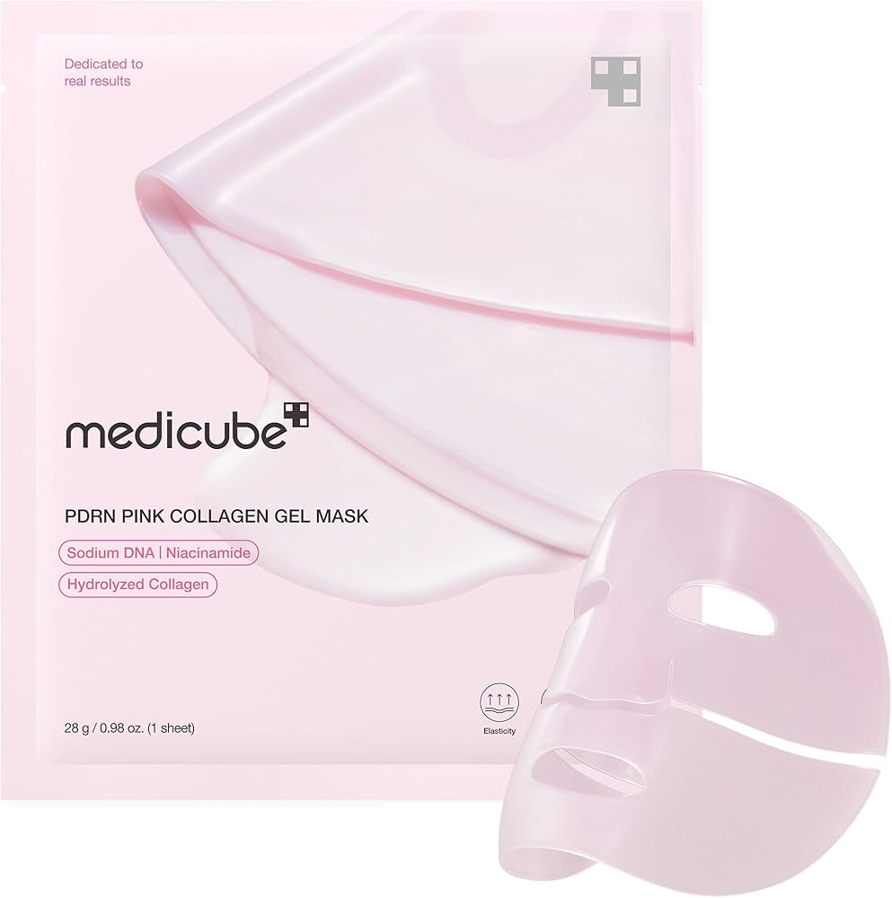 قناع جل الكولاجين الوردي PDRN من ميديكوب MEDICUBE PDRN Pink Collagen Gel Mask