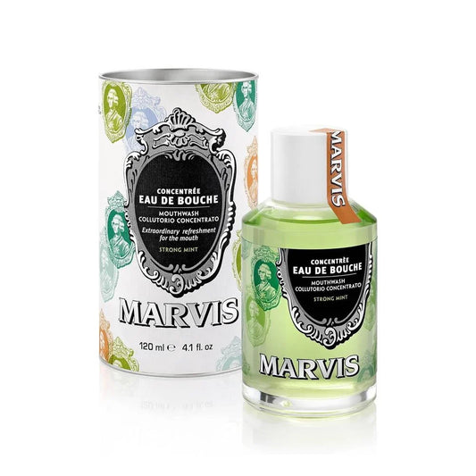 غرغرة مركزة للتخفيف بالنعناع من مارفيس marvis strong mint