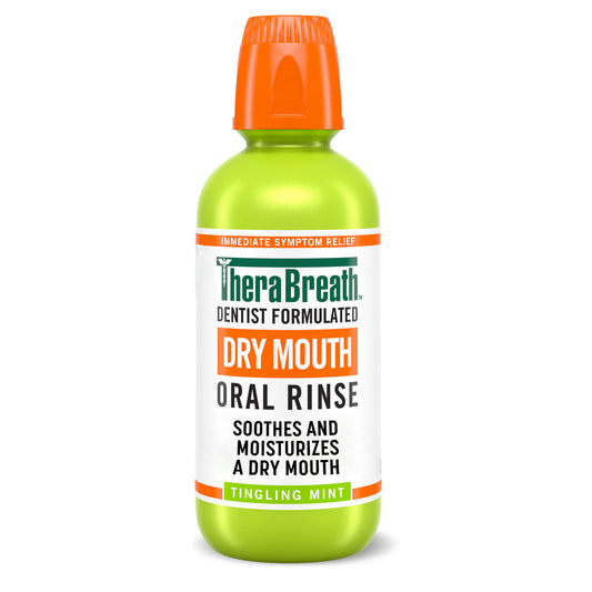 غسول الفم بالنعناع من ثيرابريث Dry Mouth Oral Rinse - Tingling Mint