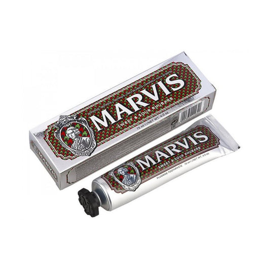 ( نكهة الراوند الحلو والحامض ) معجون اسنان من مارفيس Marvis Toothpaste Sweet And Sour Rhubarb