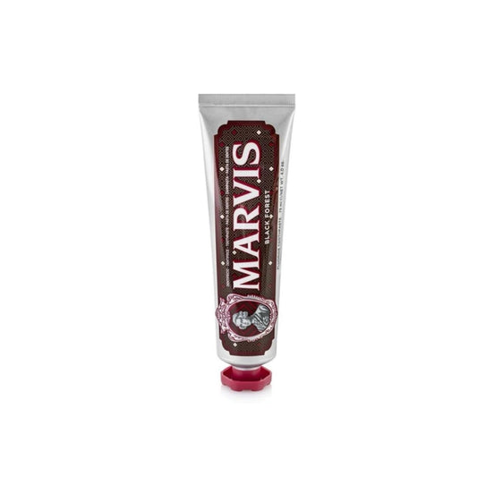 ( نكهة جوهر الكرز والشوكولاتة مع نضاره النعناع ) معجون اسنان من مارفيس Marvis Black Forest Toothpaste