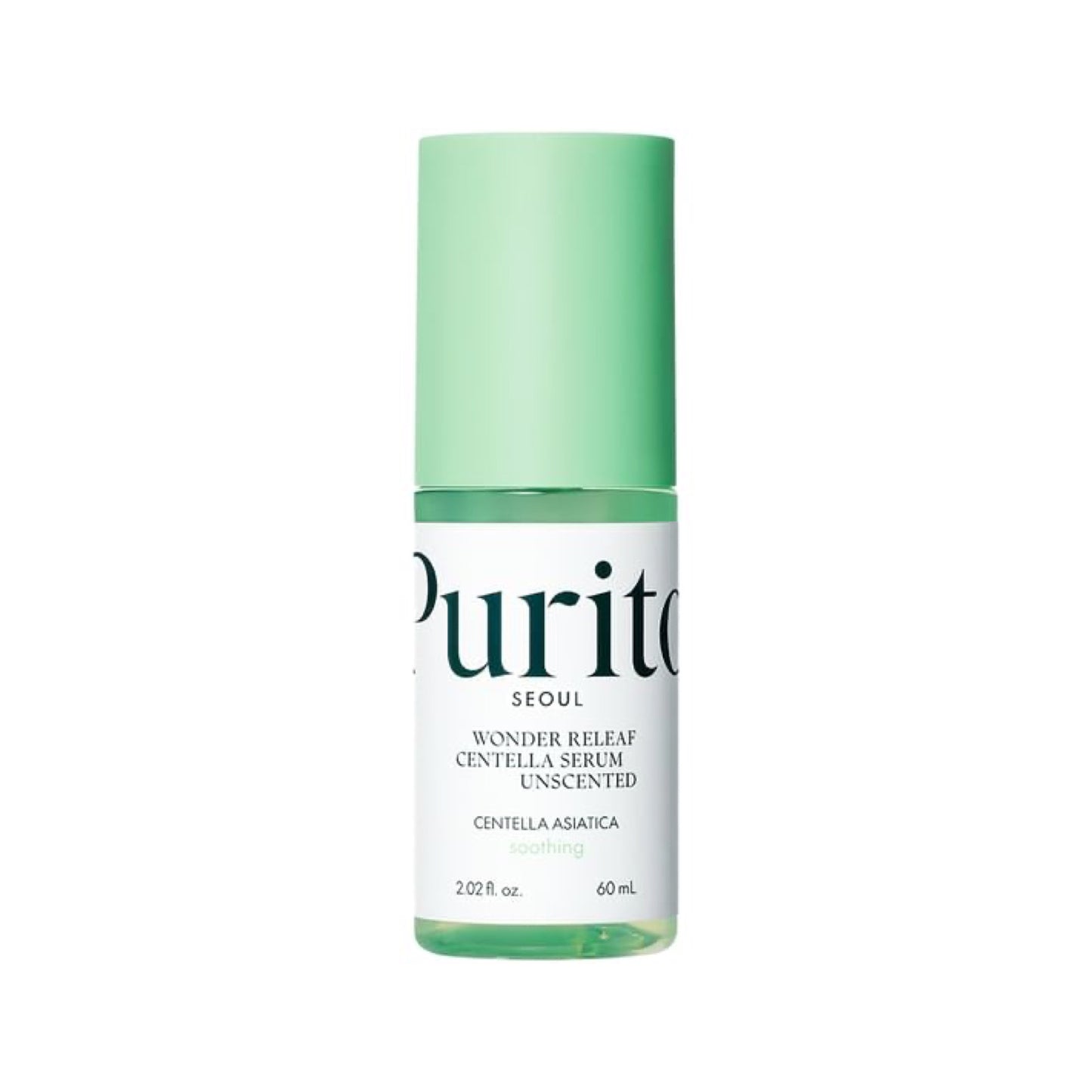 بيوريتو سيروم السينتيلا المهدئ الخالي من العطور بحجم 60ml PURITO WONDER RELEAF CENTELLA SERUM UNSCENTED