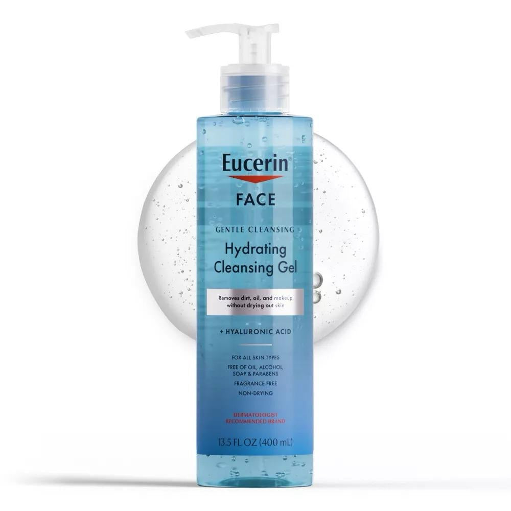 يوسيرين غسول الوجه Eucerin Hydrating Cleansing Gel + Hyaluronic Acid