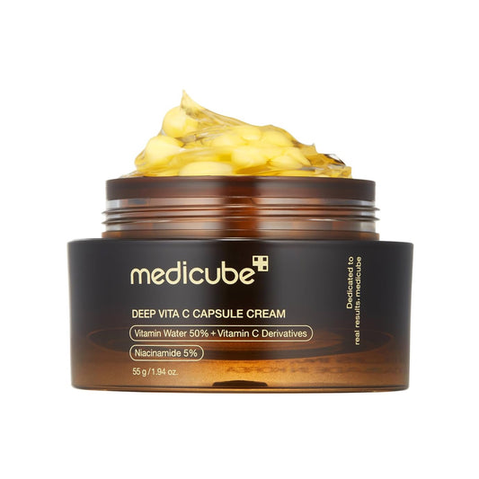 كريم الكبسولز من ميديكيوب medicube Deep Vitamin C Golden Capsule Face Moisturizer