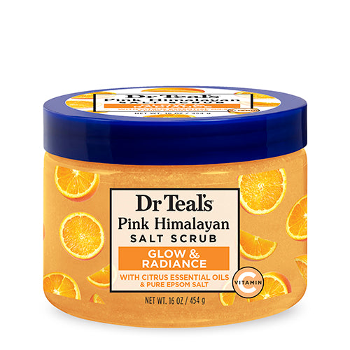 مقشر الجسم بالفيتامين سي - Glow and Radiance Pure Epsom Salt Scrub with Vitamin C
