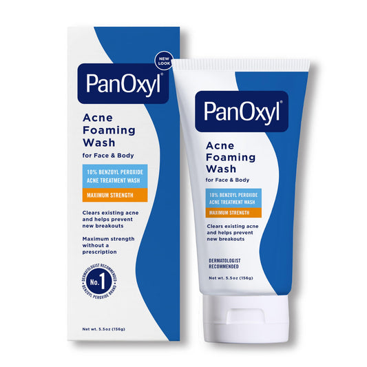 بانوكسيل غسول رغوي لحب الشباب البنزويل بيروكسايد 10% -PANOXYL ACNE FOAMING WASH BENZOYL PEROXIDE 10% MAX STRENGTH