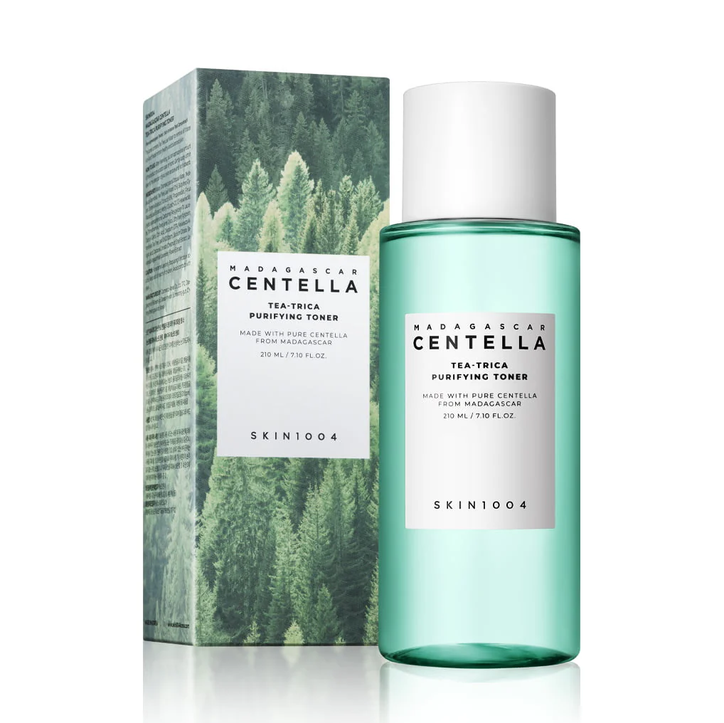 تونر سينتيلا النقي لتهدئة البشرة المعرضة للحبوب – SKIN1004 Madagascar Centella Tea-Trica Purifying Toner