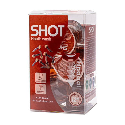 SHOT Mouth Wash – الأحمر (Cinnamon / القرفة)