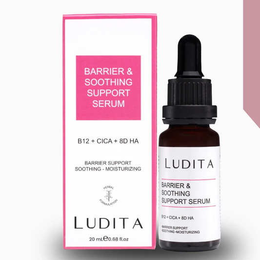 Ludita Soothing, Repairing & Moisturizing Barrier-Strengthening Serum with Ceramide & Vitamin B12 سيروم لوديتا المهدئ والمرمم والمرطب لتقوية حاجز البشرة بفيتامين B12 والسيراميد