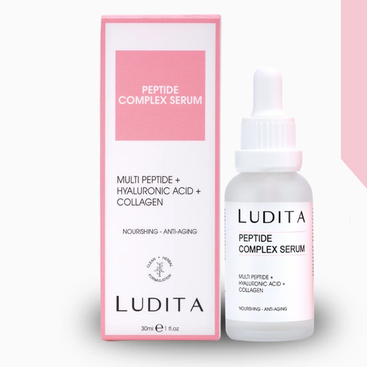 Ludita Anti-Aging, Intensive Moisturizing Peptide Complex Serum for Fine Lines and Wrinkles