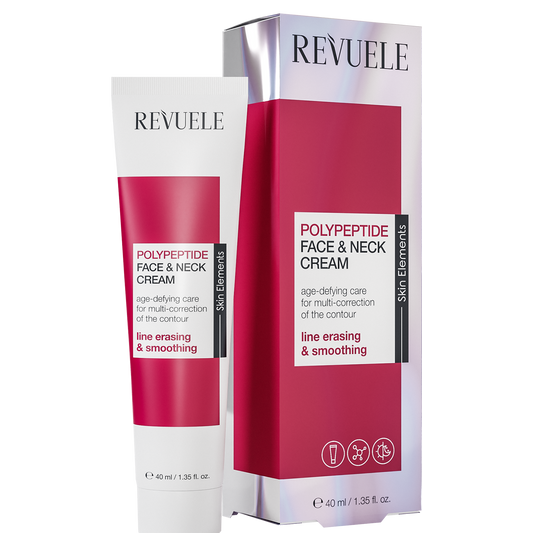 REVUELE Polypeptide Face & Neck Cream — 40 مل كريم قوام غني بالببتيدات يعمل على شد البشرة والتقليل من التجاعيد والخطوط الدقيقة