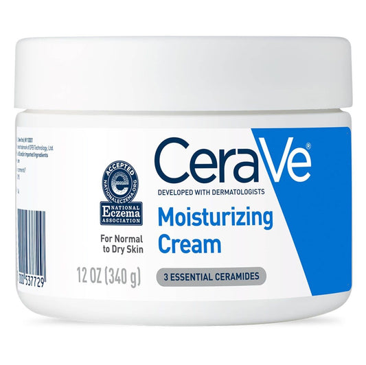 CeraVe Moisturizing Cream — كريم الترطيب العميق للبشرة الجافة والحساسة