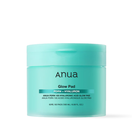 ANUA PDRN 100 Hyaluronic Acid Glow Pad بادات ترطيب وتجديد البشرة بحمض الهيالورونيك و PDRN