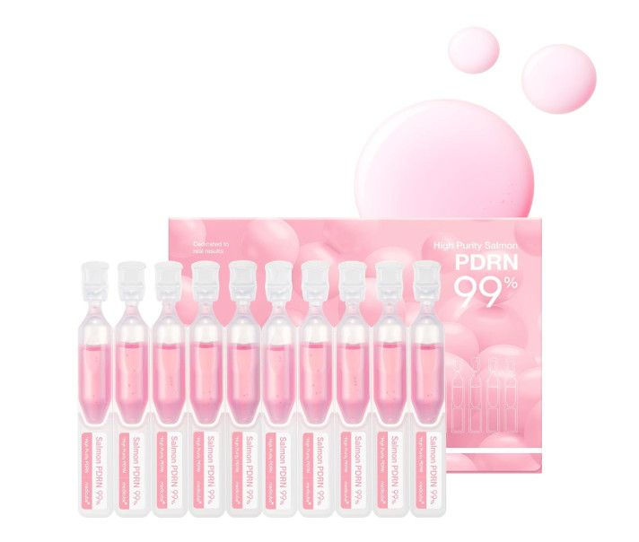 PDRN PINK ONE DAY capsules 10ea امبولات السيروم للوجه بمستخلص سمك السلمون 99%