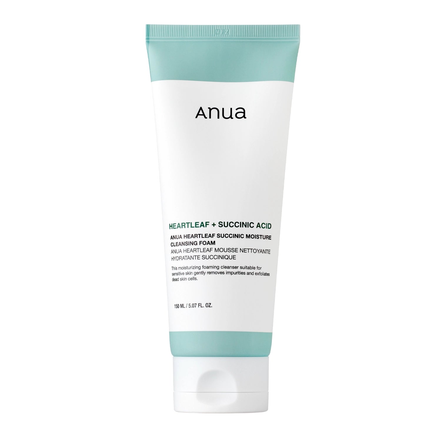 Anua [RENEW] HEARTLEAF SUCCINIC MOISTURE CLEANSING FOAM 150m غسول انوا الاصدار الجديد