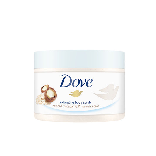 مقشر الجسم بمسحوق المكاديميا وحليب الأرز Crushed Macadamia & Rice Milk Body Scrub