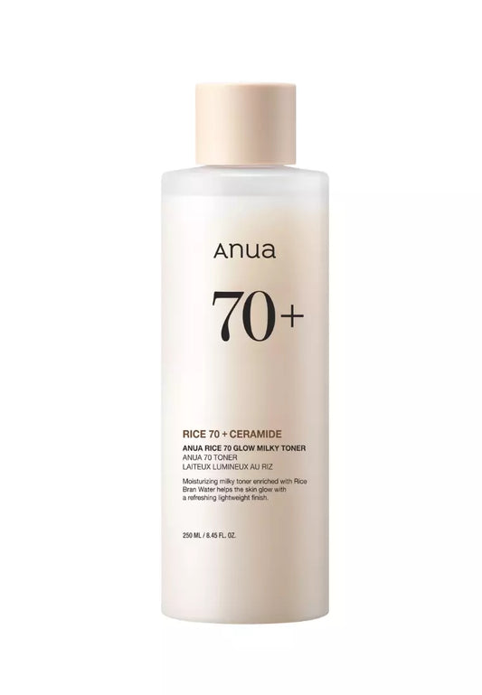 تونر التوهج بخلاصة الأرز Anua RICE 70 GLOW MILKY TONER