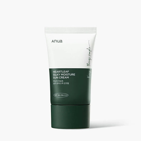 واقي شمس حريري مرطب من انوا Anua Heartleaf Silky Moisture Suncream Spf50+
