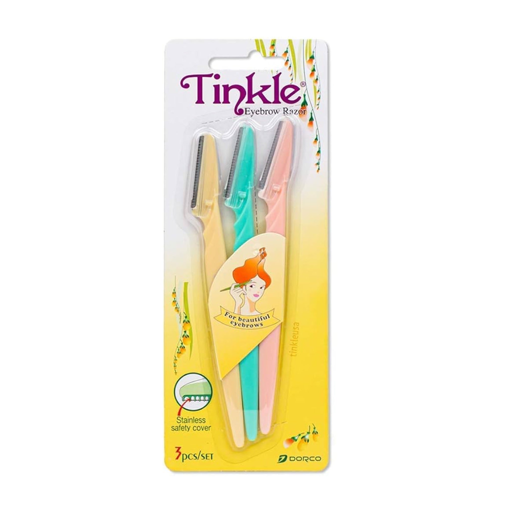 شفرات تنكل لازالة شعر الوجه السداسية Tinkle Facial Hair Removal