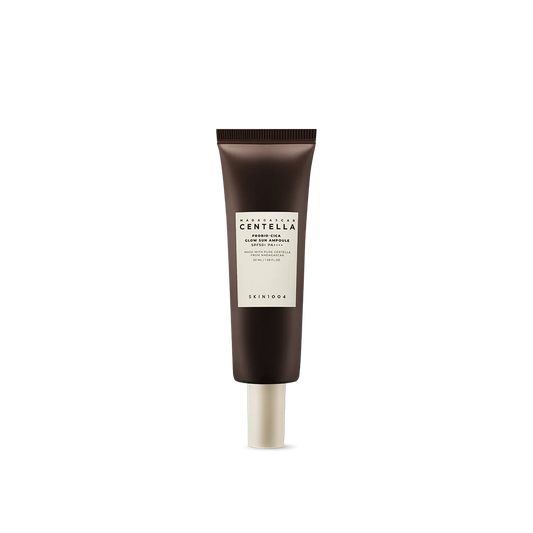 كريم مغذي لمرونة الجلد واشراقة الوجه Madagascar Centella Probio-cica Glow Sun Ampoule 50ml Skin1004