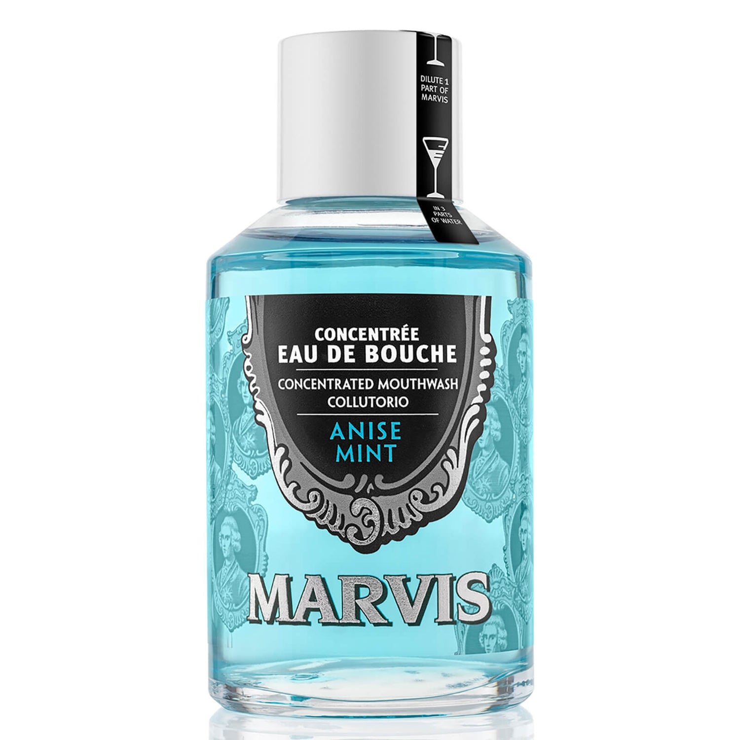 مارفيس غسول الفم المركز بنكهة اليانسون والنعناع Marvis Concentrated Mouthwash Anise Mint Flavor