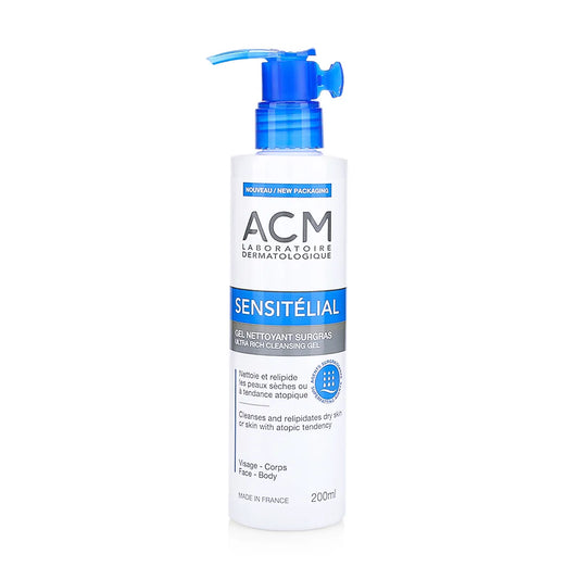اي سي ام غسول للوجه و الجسم - 200 مل ACM SENSITELIAL SURGRAS CLEANSING GEL