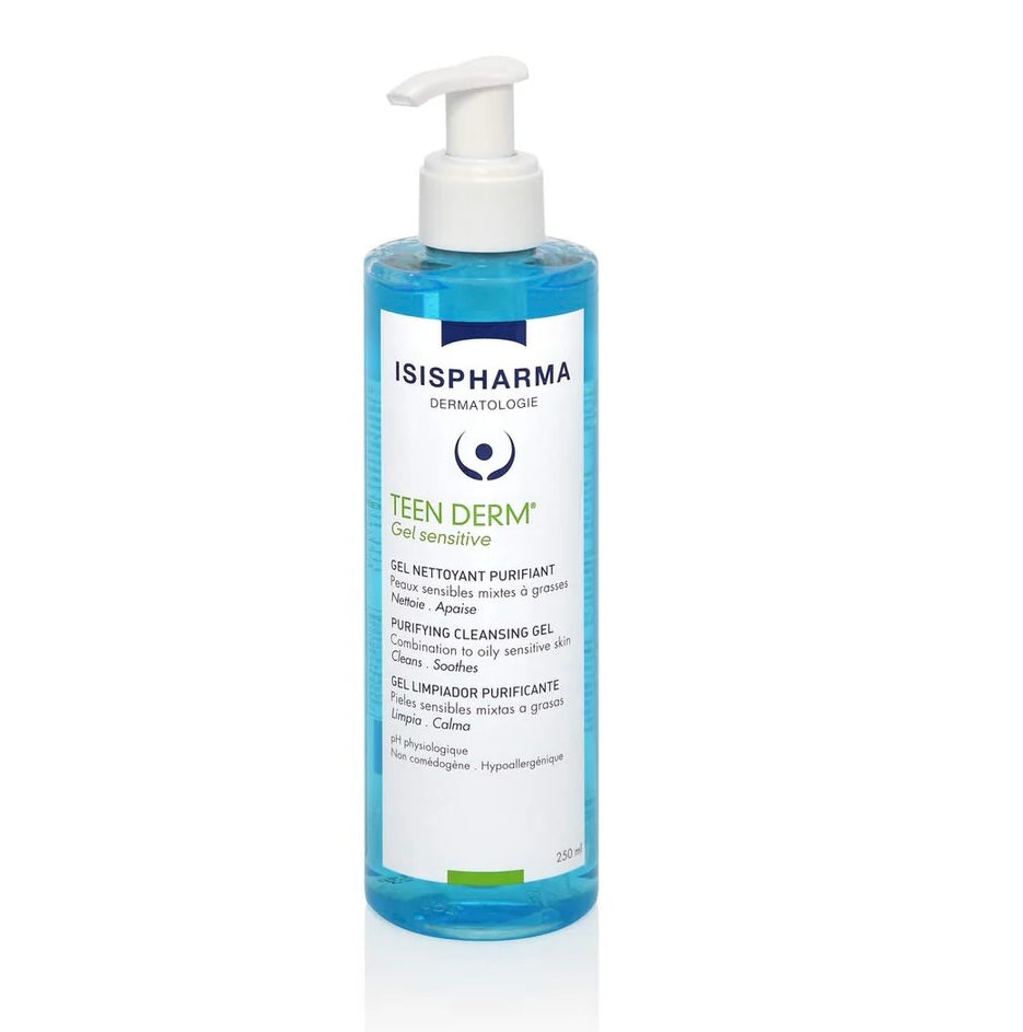 غسول جل تين ديرم سينسيتيف من إيزيس فارما ISISPHARMA Teen Derm Gel Sensitive