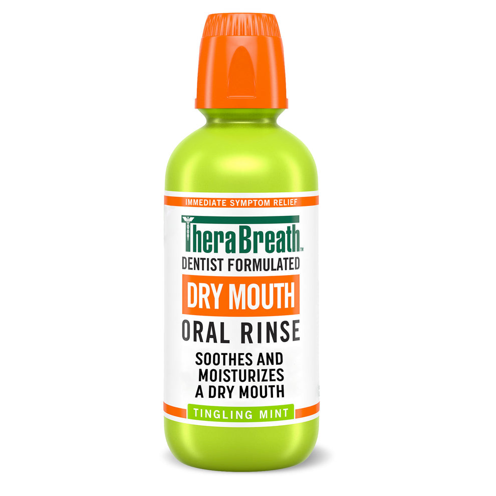 غسول الفم بالنعناع من ثيرابريث Dry Mouth Oral Rinse - Tingling Mint