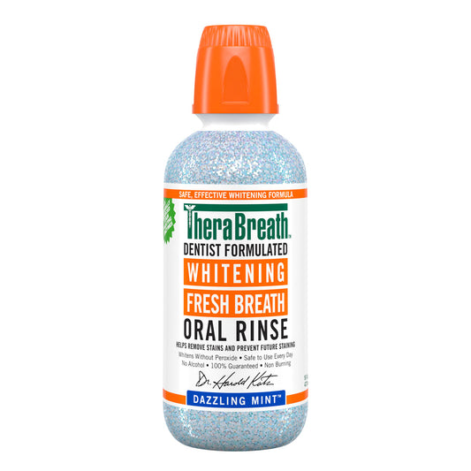 غسول الفم بالنعناع من ثيرابريث Whitening Fresh Breath Oral Rinse - Dazzling Mint