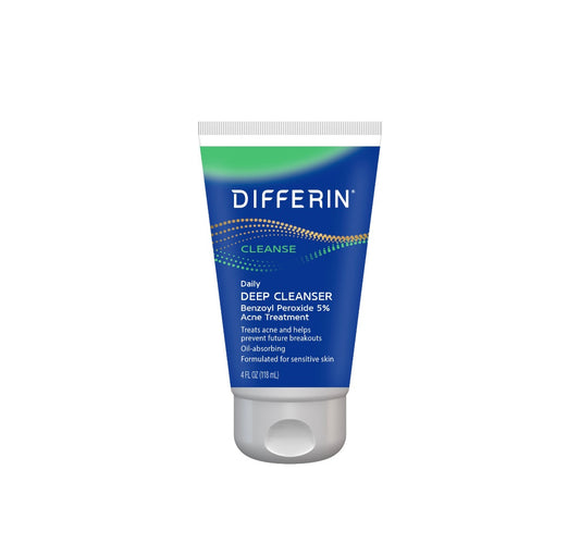 غسول عميق يومي يحتوي على 5% بنزويل بيروكسايد Cleanse 5% BENZOYL PEROXIDE DAILY DEEP CLEANSER