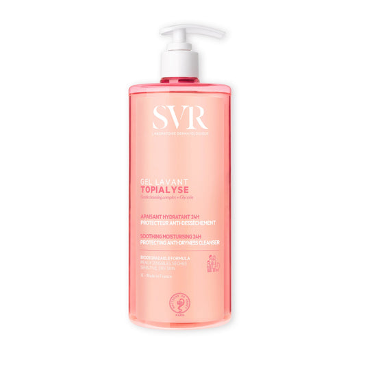 اس في ار غسول للبشرة الجافة و الحساسة SVR TOPIALYSE CLEANSING GEL DRY AND SENSITIVE SKINS - 400ML