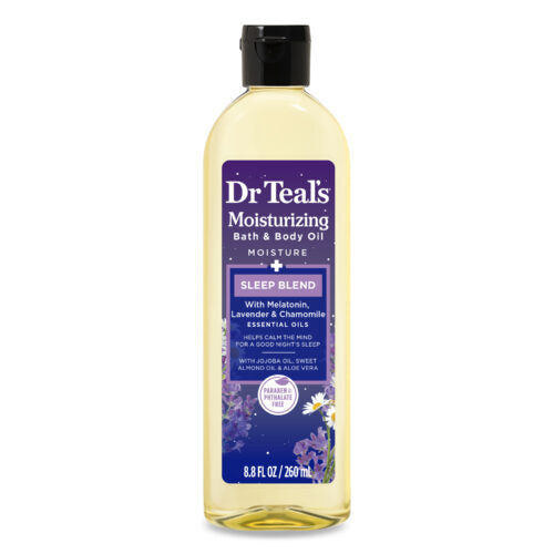 زيت الجسم مع الميلاتونين والزيوت الأساسية - Sleep Bath & Body Oil with Melatonin & Essential Oils