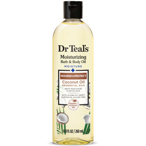 زيت الجسم بزيت جوز الهند - Nourish & Protect Bath & Body Oil with Coconut Oil