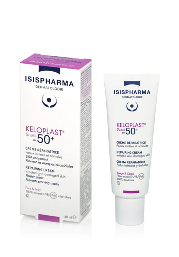 واقي الشمس ومعالج الندبات من ايزيس فارما - ISISPHARMA Keloplast Scars SPF +50