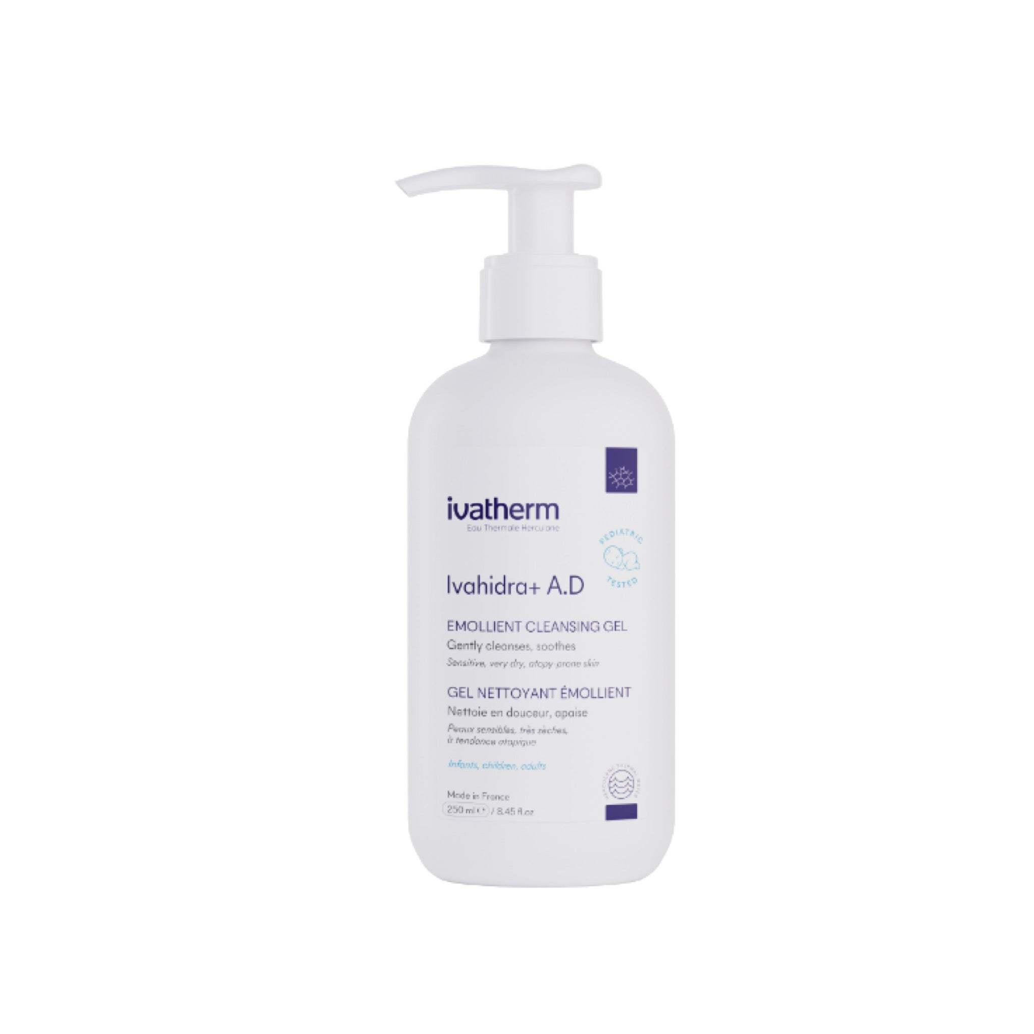 غسول الجل المرطب والمهدئ - Ivahidra+ A.D Gel