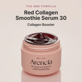 ARENCIA Fresh Redسيروم وماسك بالكولاجين لتحسين شكل المسام وتعزيز مرونة الجلد وترميمه Smoothie Serum 30 50g