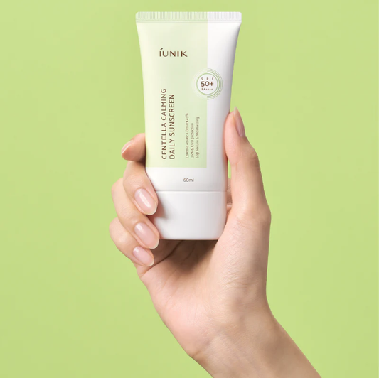 iUNIK Centella Calming Daily Sunscreen SPF50+ PA++++ واقي شمس اي يونيك حماية عالية ضد الشمس مهدئ بالسنتيلا
