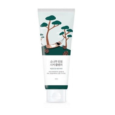 ... غسول فوم منظف ومهدئ [Round Lab] PINE CALMING CICA CLEANSER_150ml