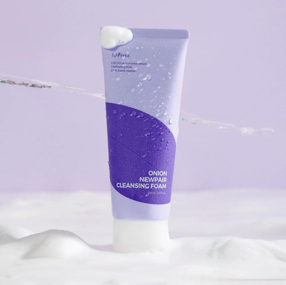 غسول فوم بمستخلص بصلة موآن الحمراء [ISNTREE] ONION NEWPAIR CLEANSING FOAM_150ml