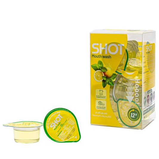 SHOT Mouth Wash – الأصفر (Lemon Mint / الليمون والنعناع)