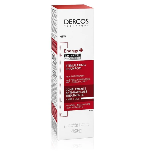 Vichy Dercos Energy+ Shampoo – مضاد لتساقط الشعر 📦 الحجم: 200 مل