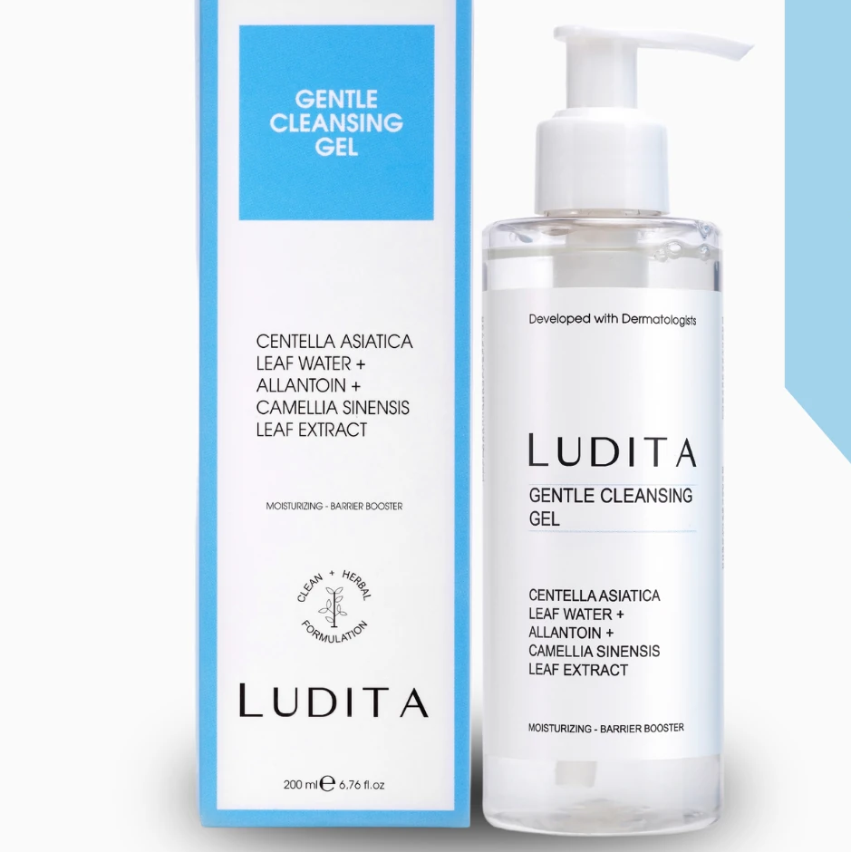 Ludita Purifying Facial Cleansing Gel for Sensitive Skin