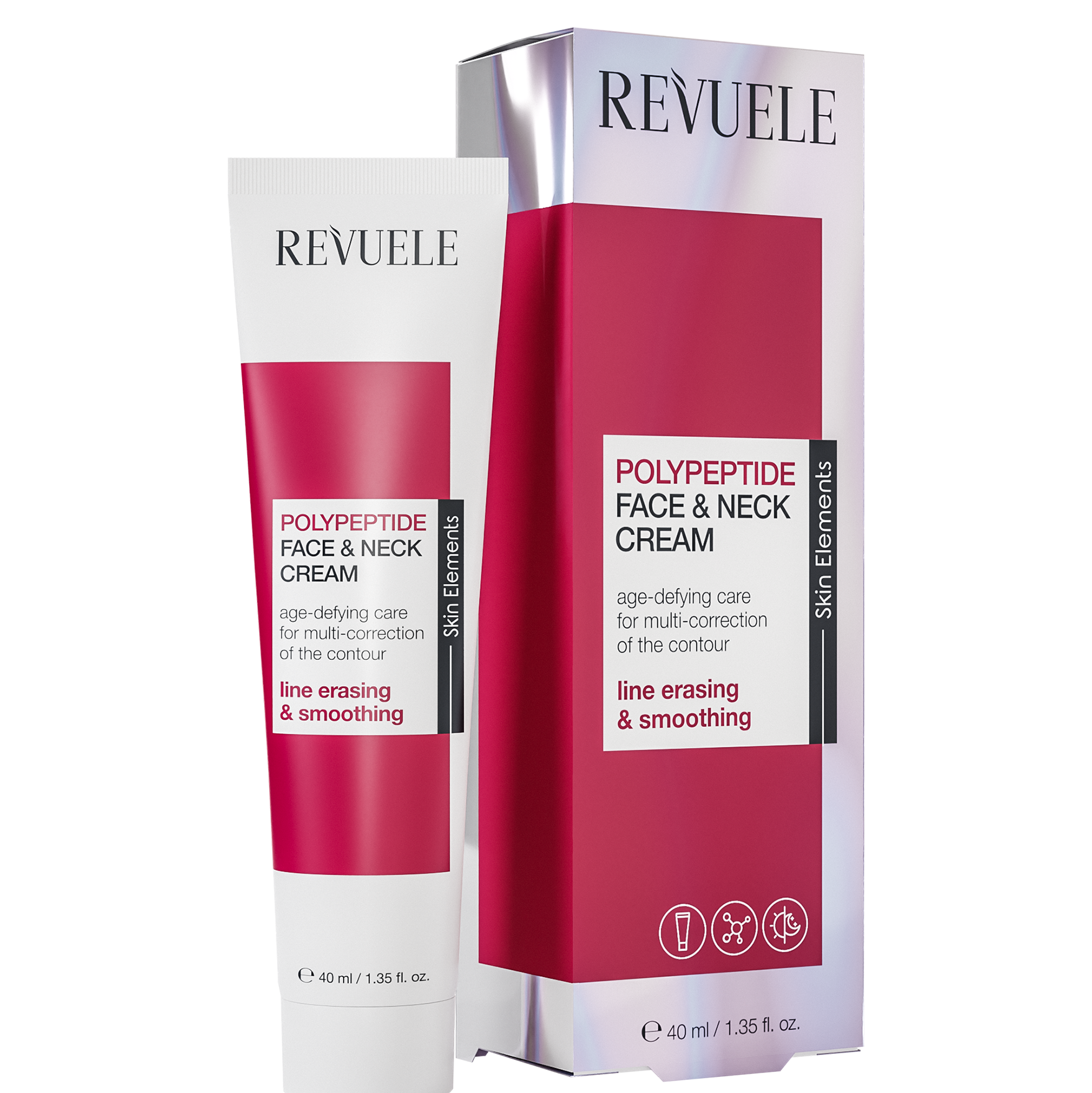 REVUELE Polypeptide Face & Neck Cream — 40 مل كريم قوام غني بالببتيدات يعمل على شد البشرة والتقليل من التجاعيد والخطوط الدقيقة