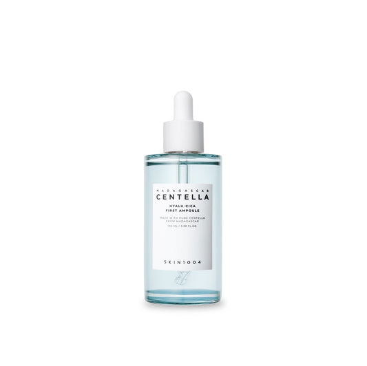 SKIN1004 Madagascar Centella Hyalu-Cica First Ampoule 100ml سيروم لترطيب وتهدئة البشرة بمستخلص السنتيلا الآسيوية النقية من مدغشقر مع مزيج الهيالورونيك أسيد + Hyalu-Cica Complex