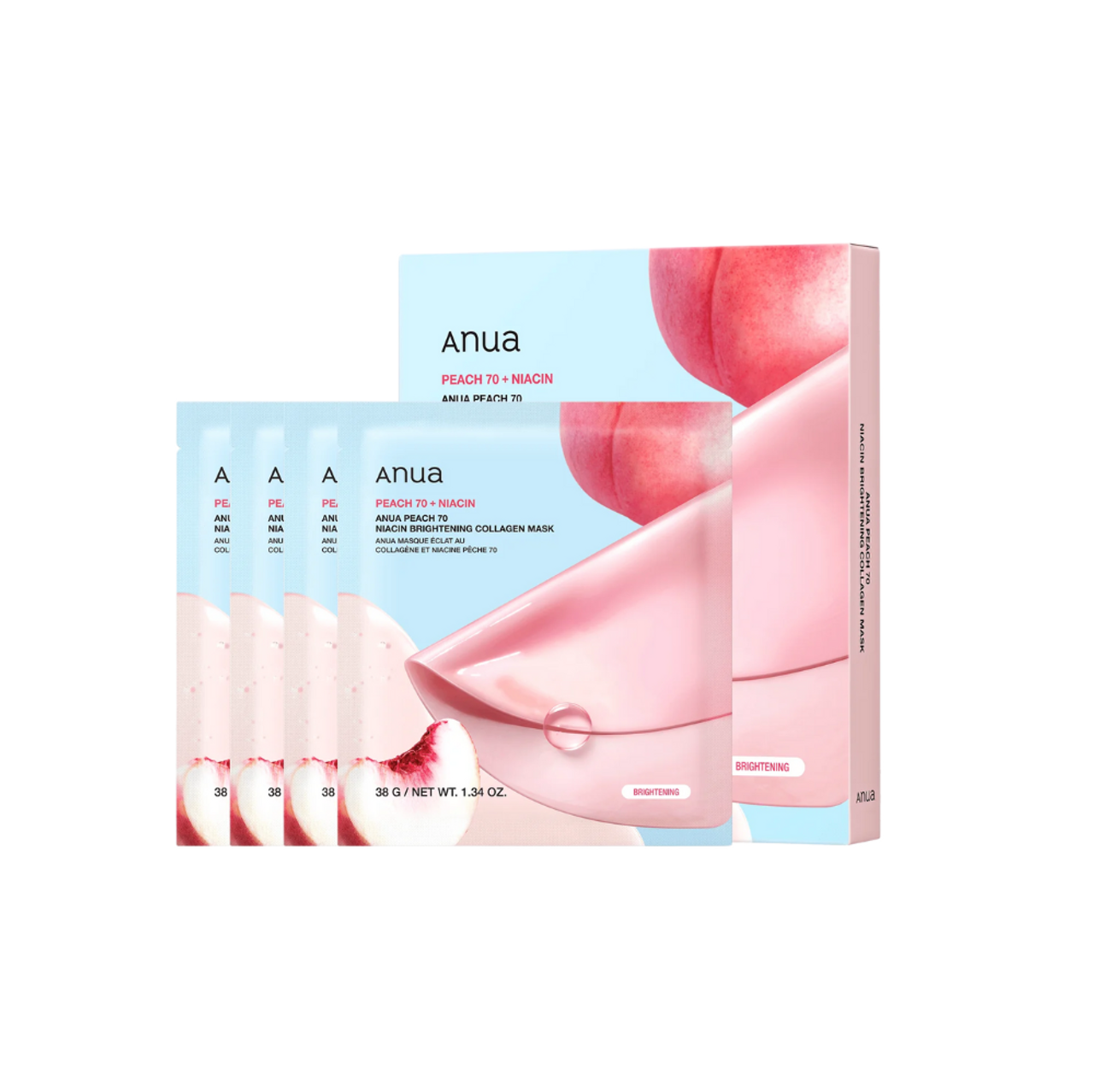 ماسك أنوا بالخوخ لتفتيح وترطيب البشرة  ANUA Peach 77 Niacin Enriched Cream Mask