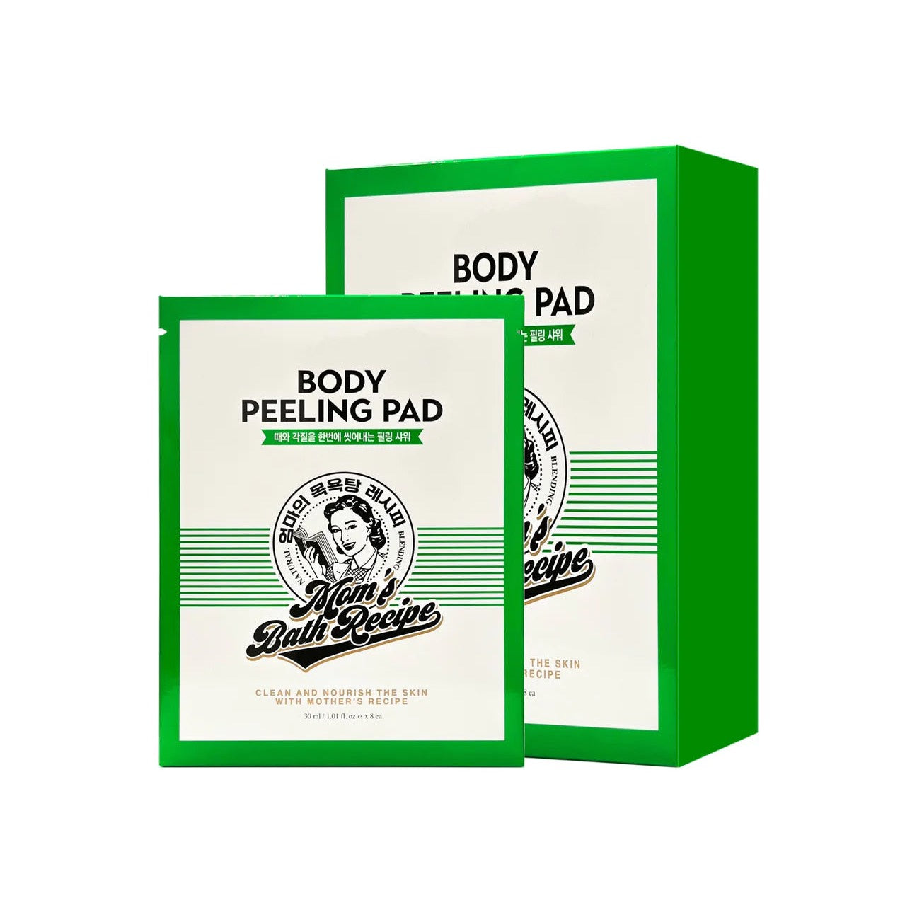 Mom's Bath Recipe Body Peeling Pad 30ml/25ml * 8ea