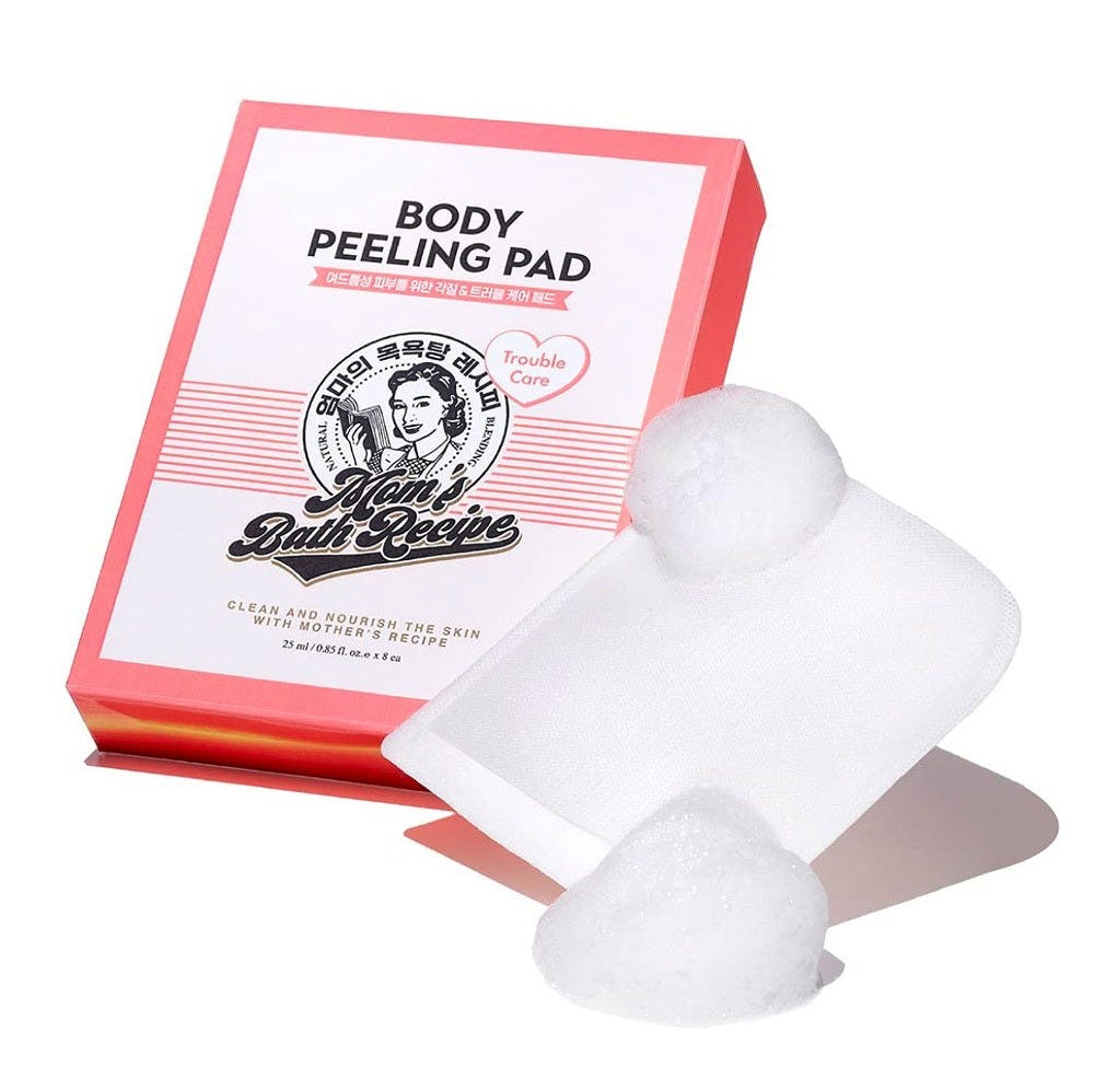 Mom'S Bath Recipe Body Peeling Pad Trouble (8ea)